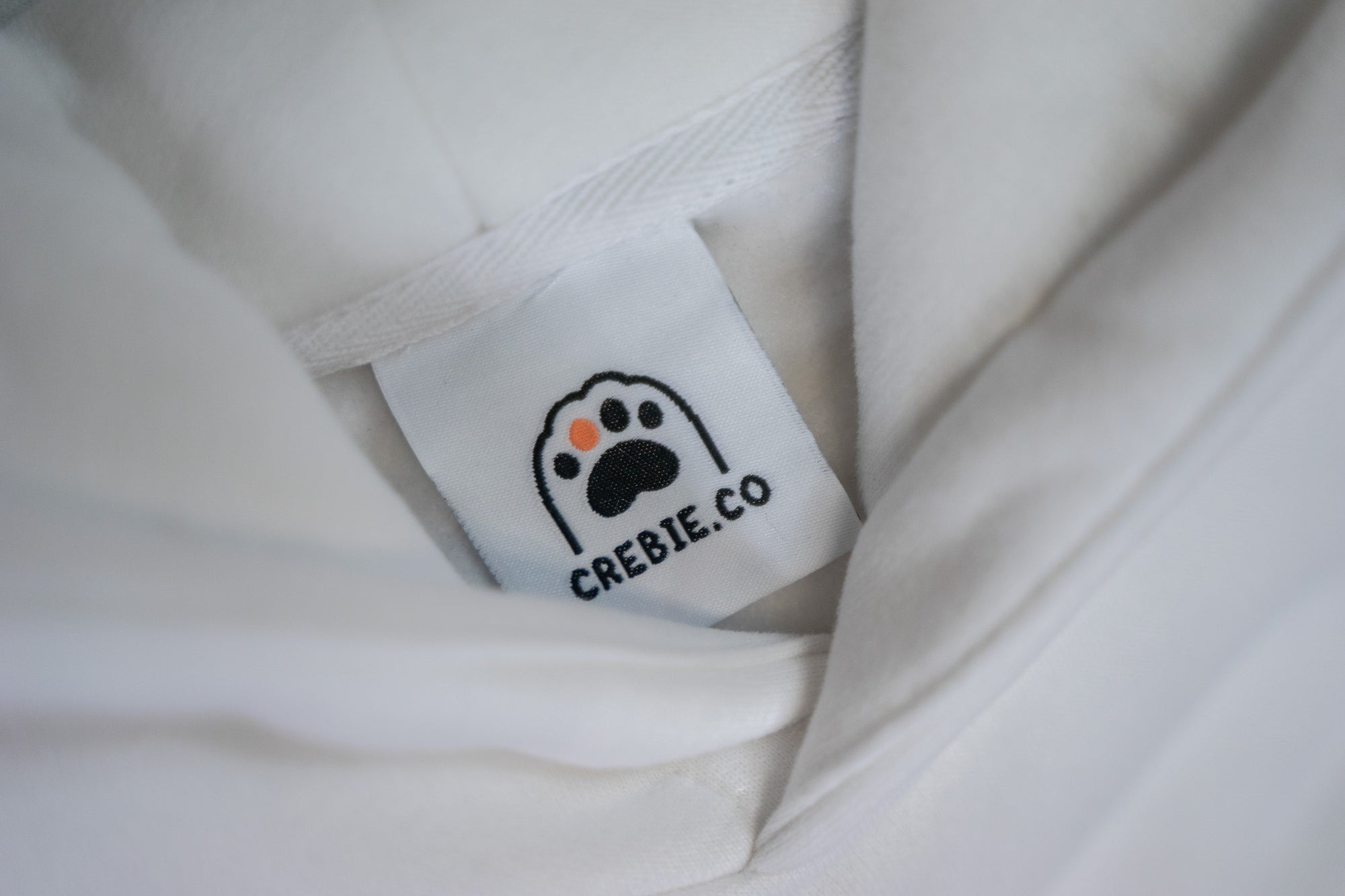 White Dog Oversized Hoodie