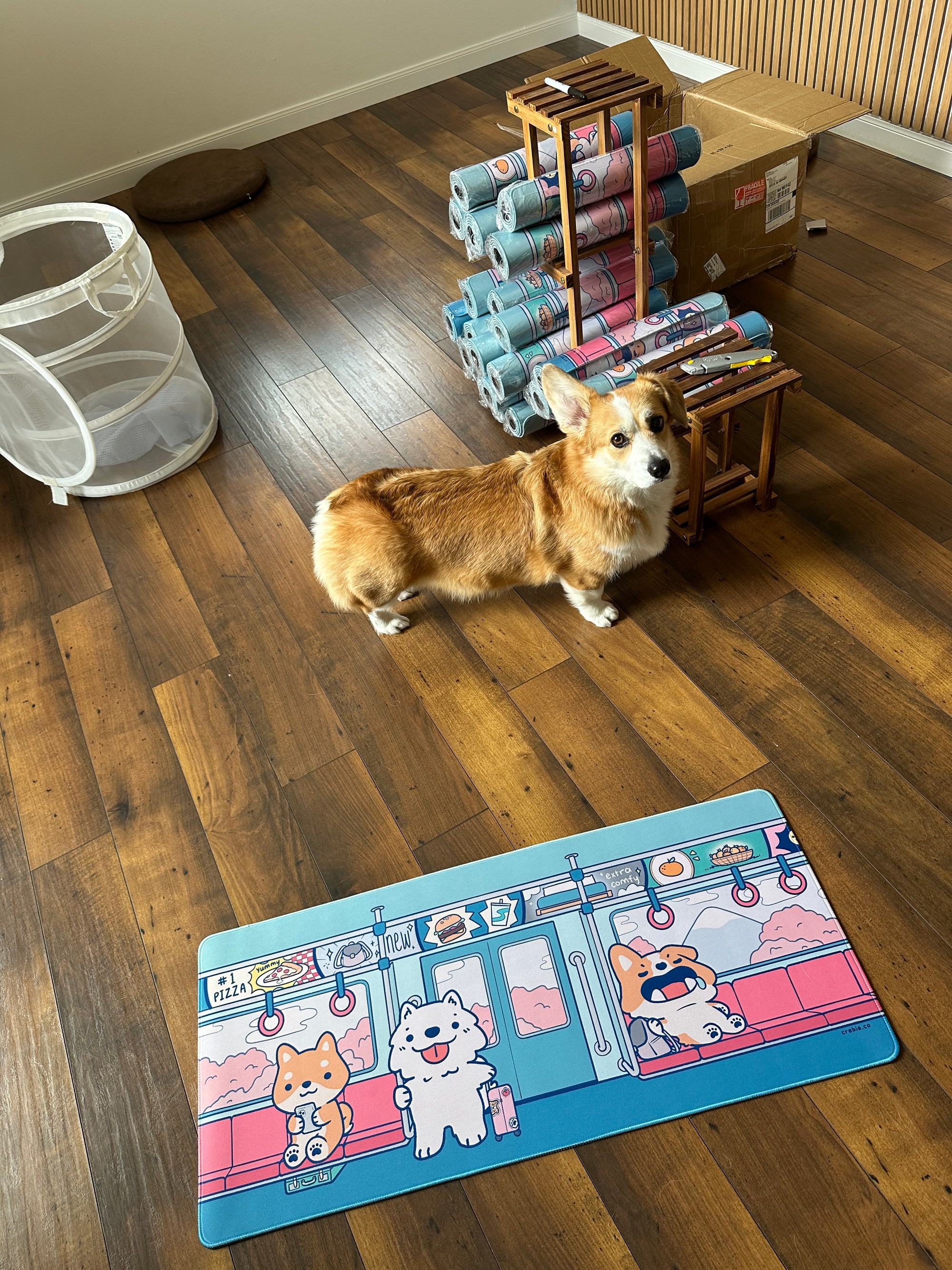 Subway Doggos Deskmat