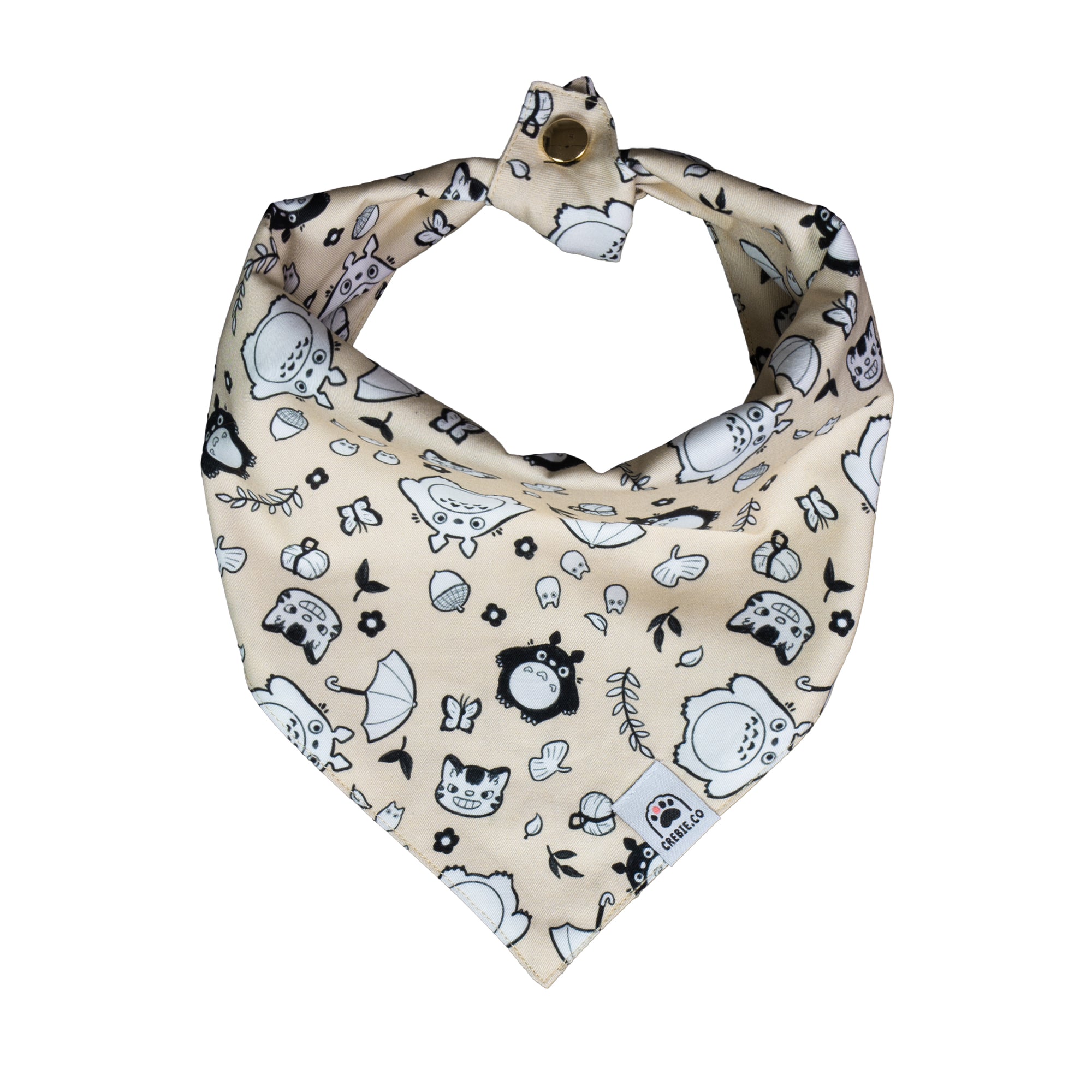Friendly Forest Spirit Anime Dog & Cat Bandana