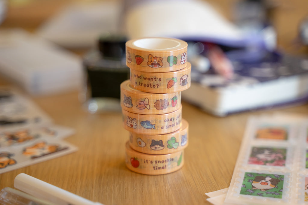 Snack Time with Crebie Washi Tape