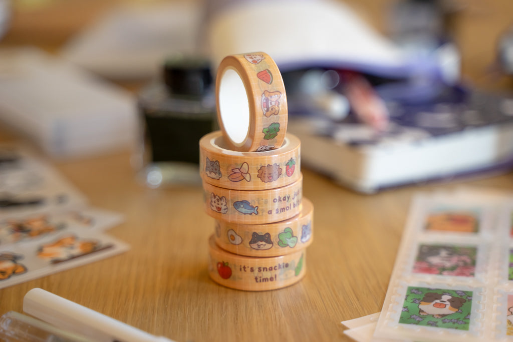 Snack Time with Crebie Washi Tape