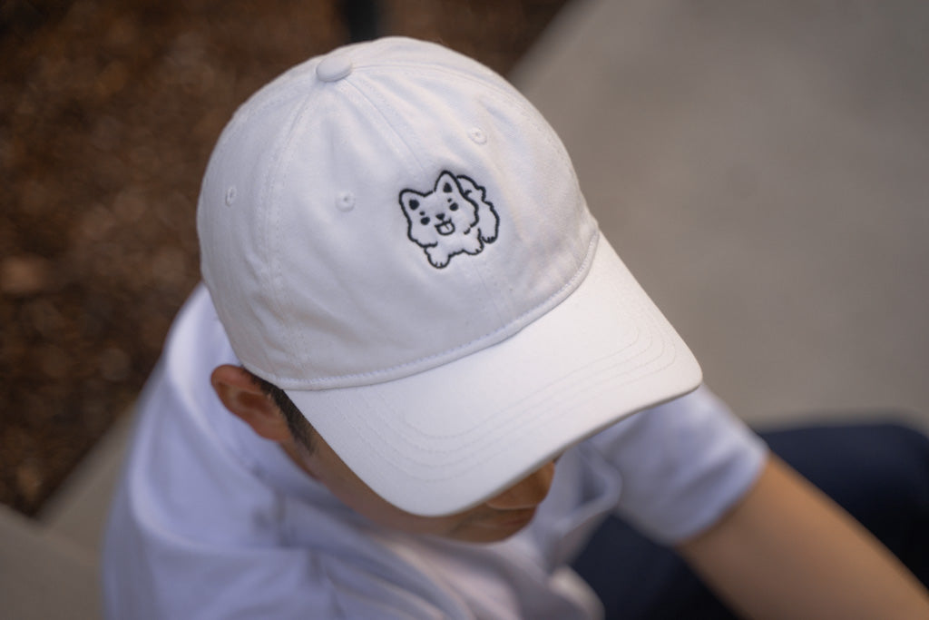 White Dog Hat