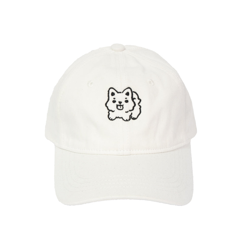 White Dog Hat